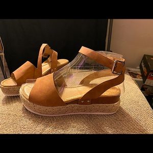 Brown sandals